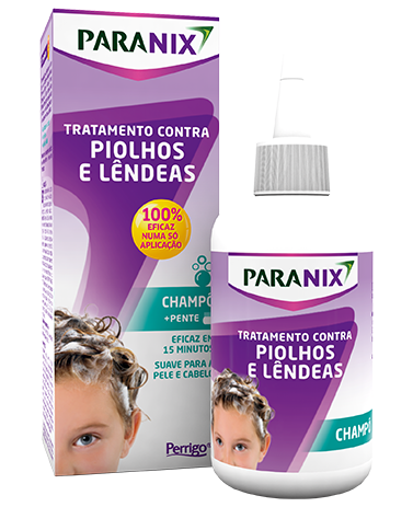 Paranix Champô de tratamento contra piolhos e lêndeas